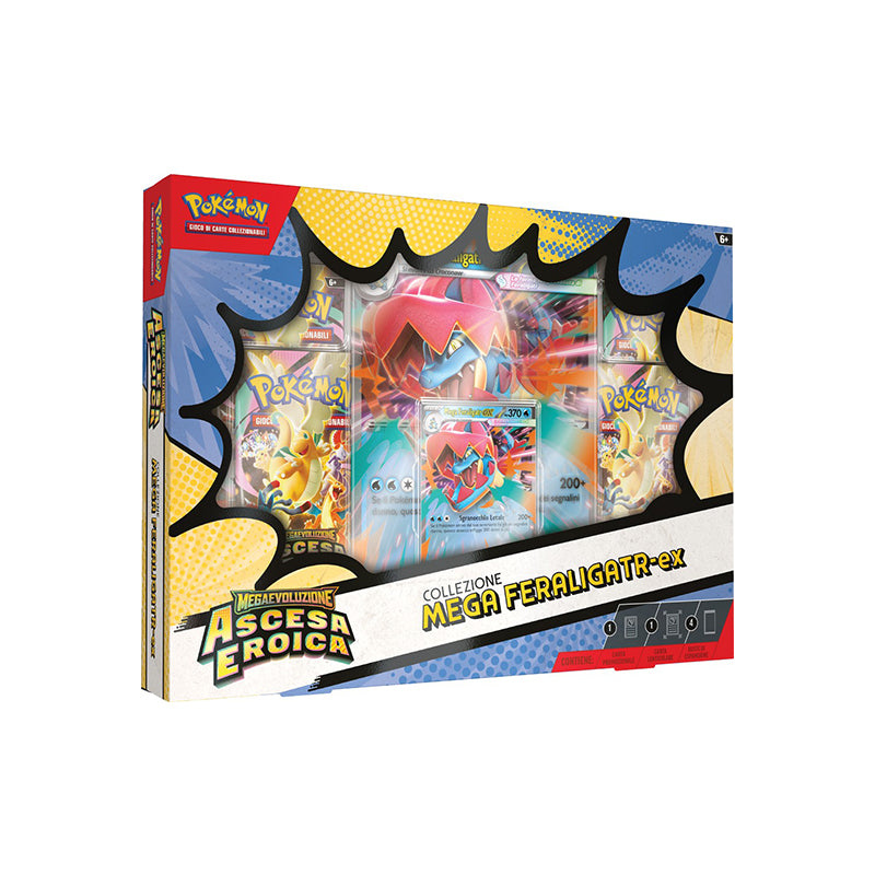Pokémon Ascesa Eroica Collezione Mega Feraligatr-EX ITA
