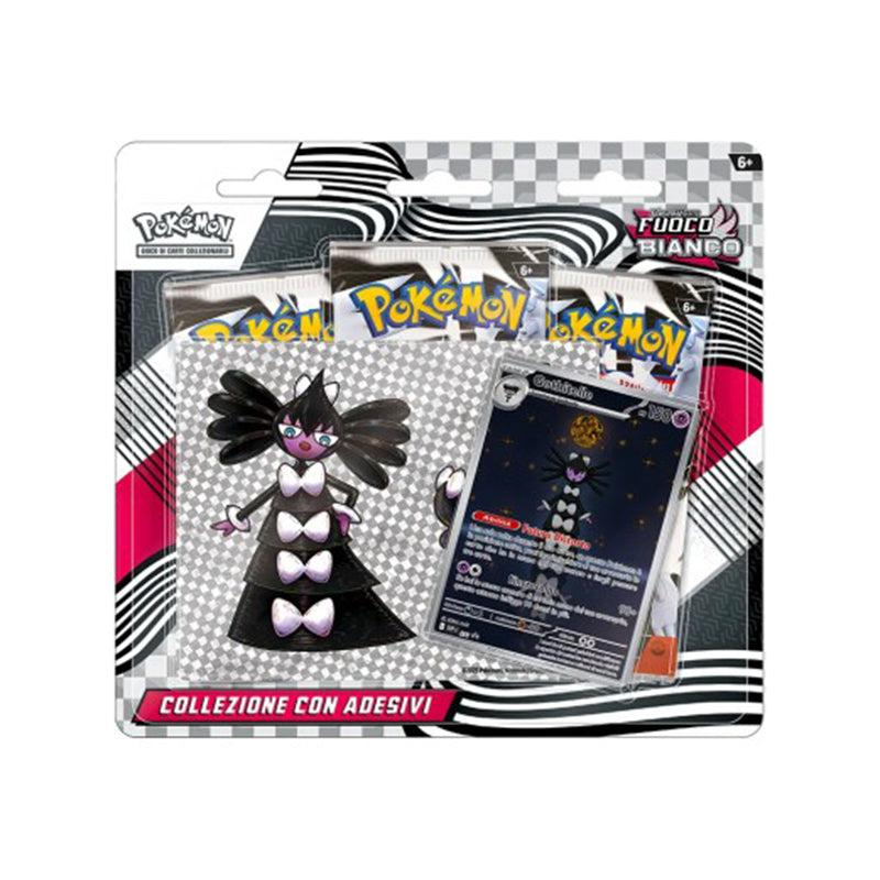 Pokémon Fuoco Bianco Collezione con Adesivi - Gothitelle ITA