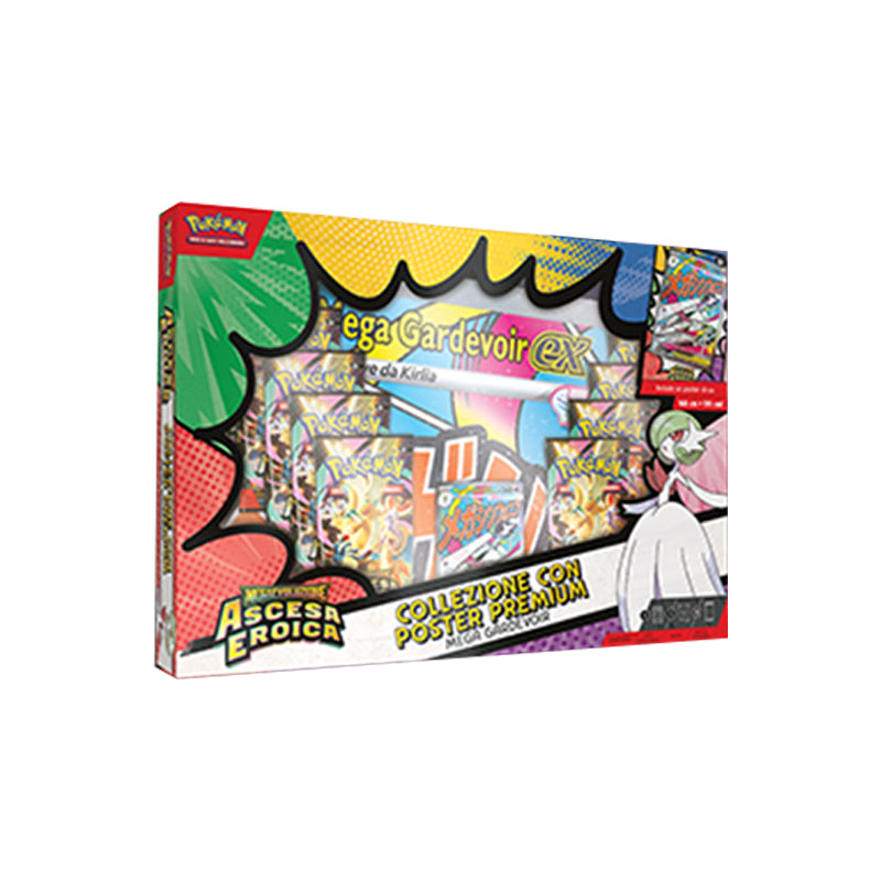 Pokémon Ascesa Eroica Collezione Premium con Poster Mega Gardevoir-EX ITA