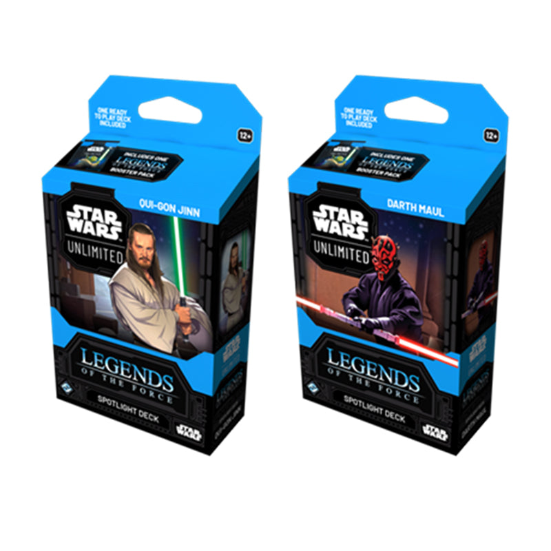 Star Wars Unlimited Legends of the Force Spotlight Deck Bundle ENG