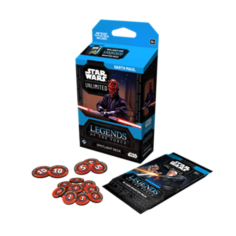 Star Wars Unlimited Legends of the Force Darth Maul Spotlight Deck ENG