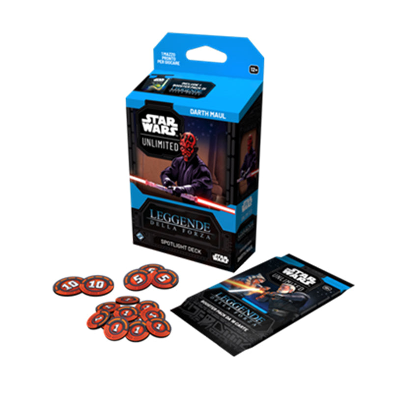 Star Wars Unlimited Leggende della Forza Darth Maul Spotlight Deck ITA