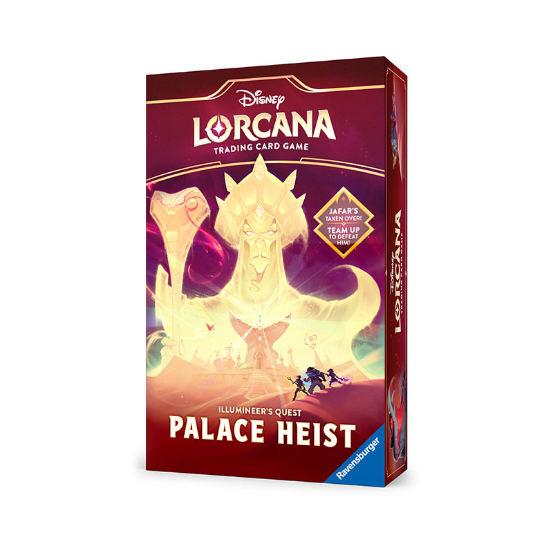 disney lorcana il regno di jafar illumineer's quest palace heist inglese