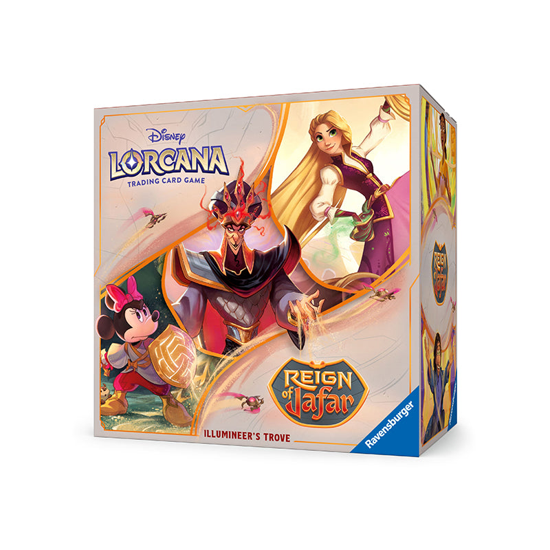 disney lorcana reign of jafar illumineer's trove da collezione inglese