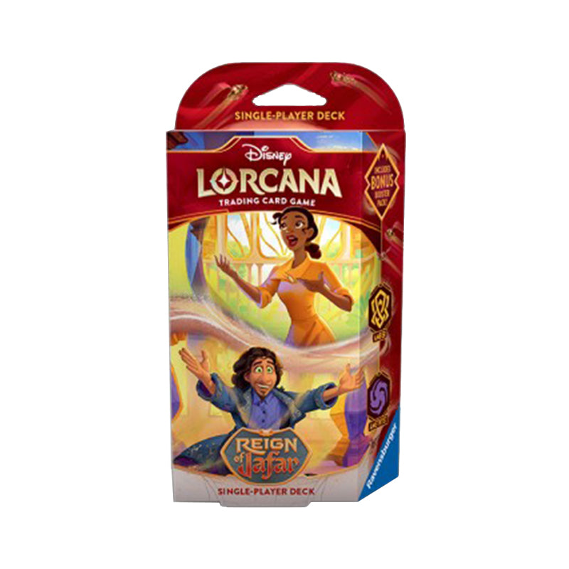 disney lorcana il regno di jafar ambra ametista inglese