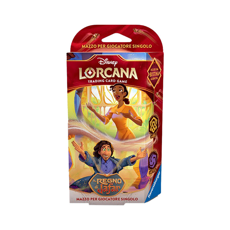 disney lorcana il regno di jafar starter deck ambra ametista italiano