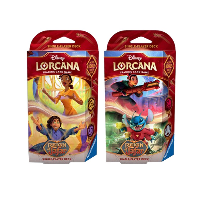 disney lorcana starter deck il regno di jafar bundle inglese