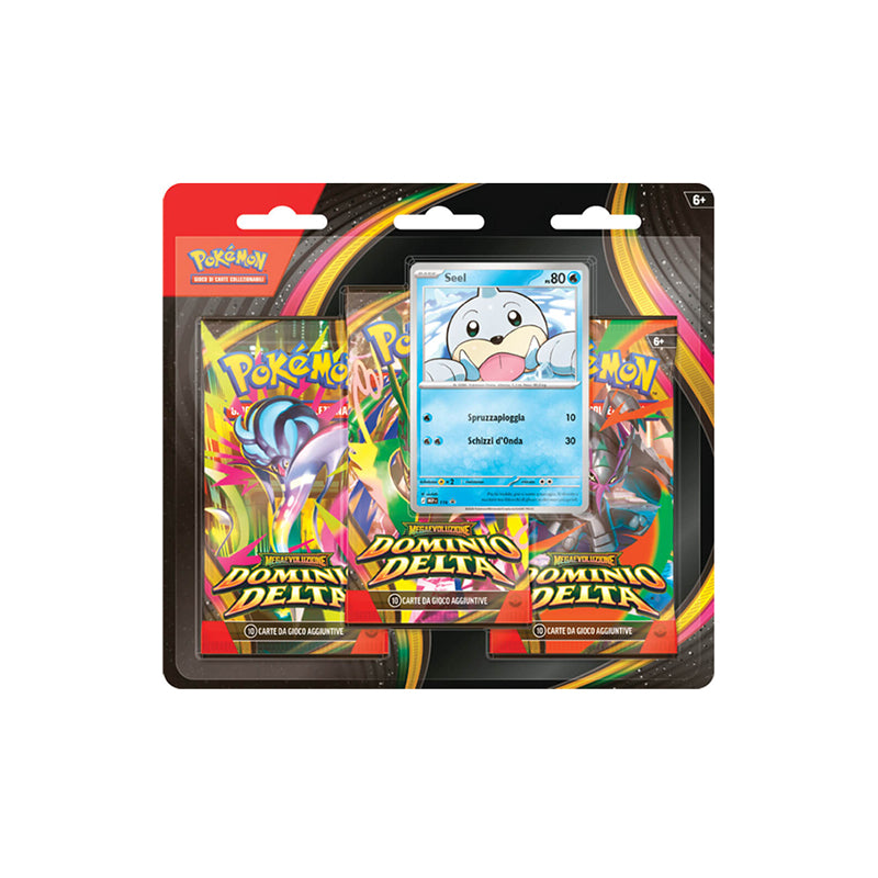 Pokémon Dominio Delta Blister da 3 Buste Seel ITA (3 buste + carta Promo)