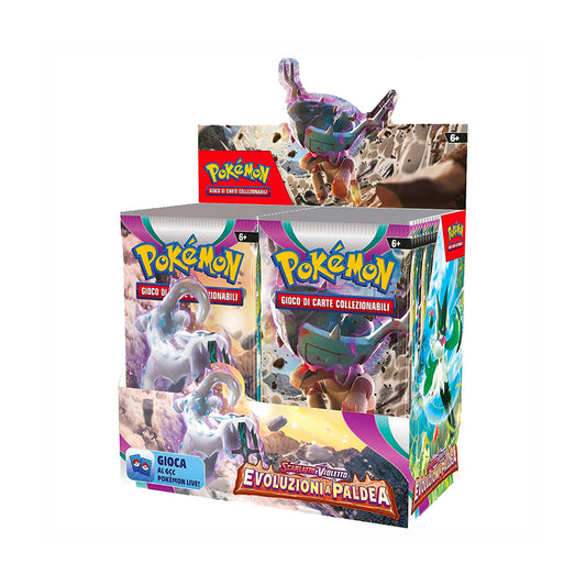 Pokémon Scarlatto e Violetto Evoluzioni a Paldea Booster Box ITA (36 Buste)