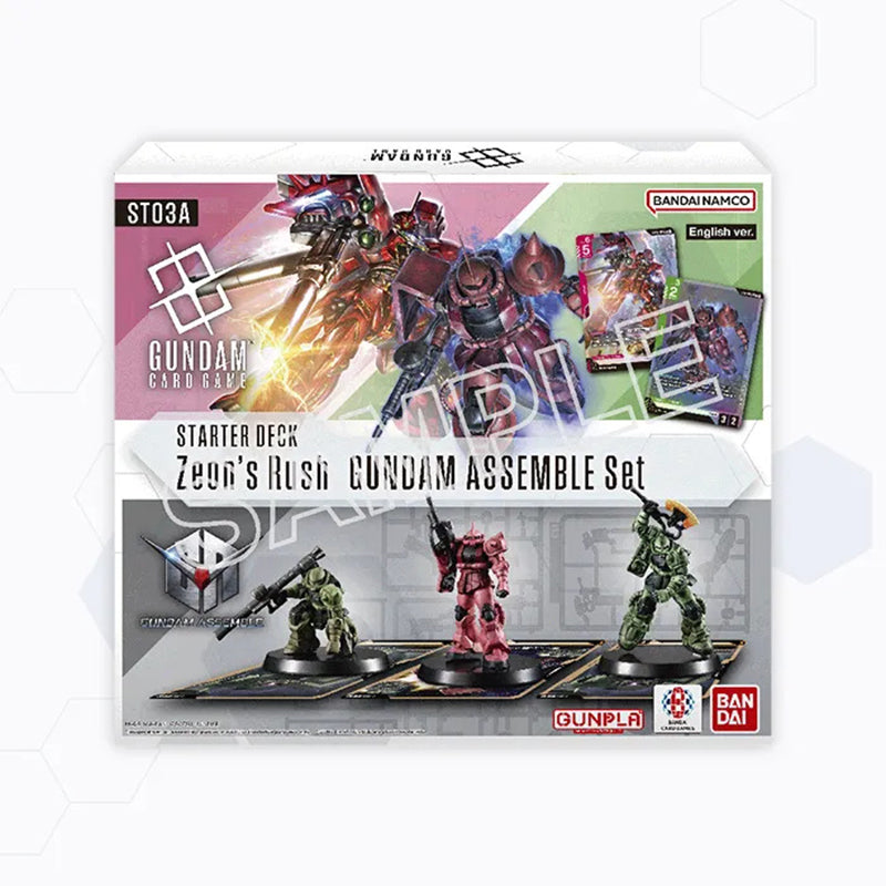 Gundam Card Game Assemble ST03A Zeon's Rush Starter Deck