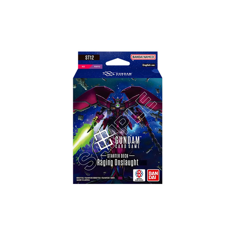 Gundam Card Game Starter Deck ST12 Raging Onslaught ENG