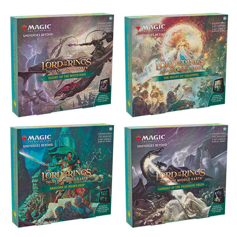 Lord of the Rings: Tales of Middle Earth Scene Box Display (4x Scene)