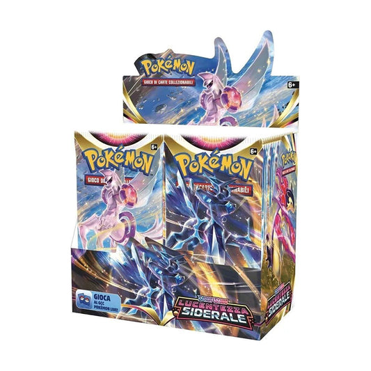 Pokémon Spada e Scudo Lucentezza Siderale Booster Box ITA (36 Buste)