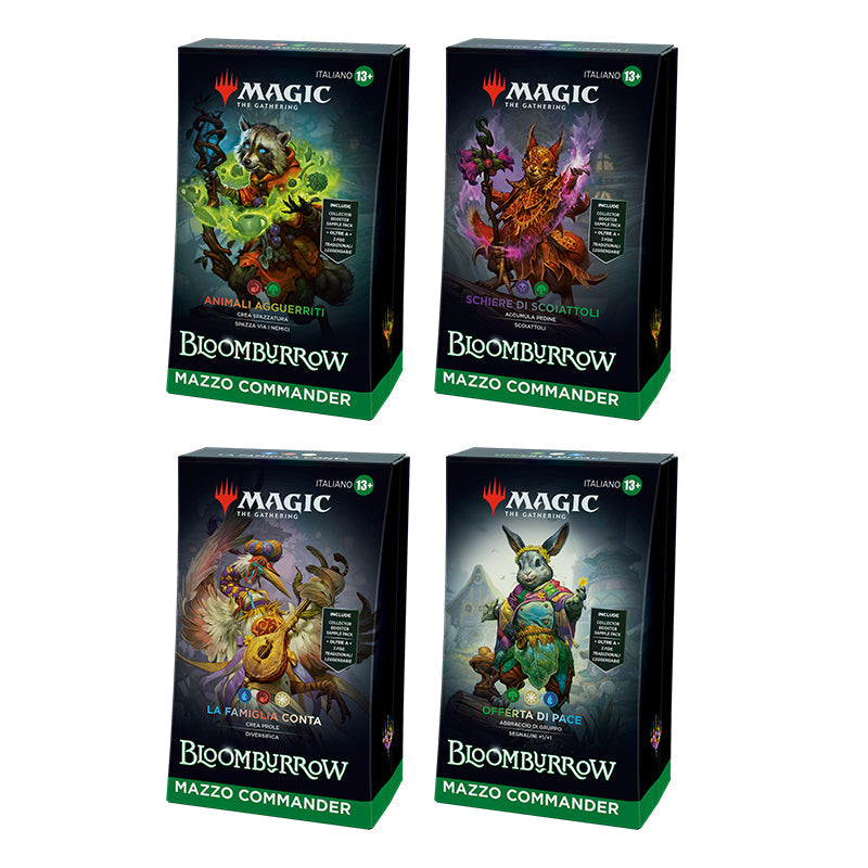 Bloomburrow Commander Deck Display (4x Decks)