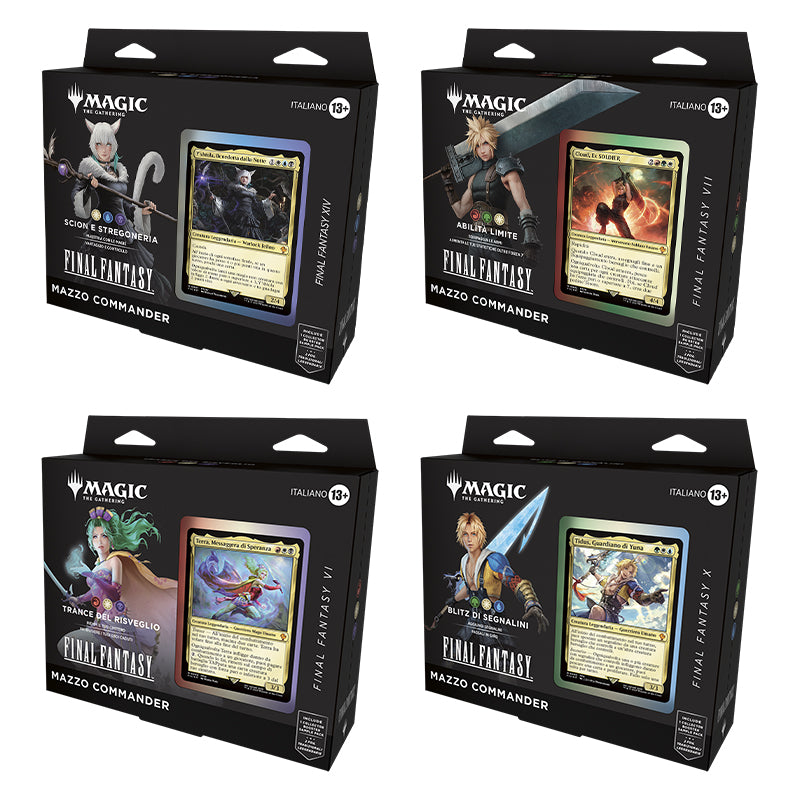 Magic x Final Fantasy Commander Deck Display (4x Decks)