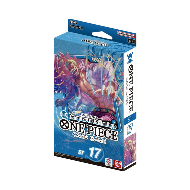 one piece starter deck 17 blue donquixote doflamingo inglese