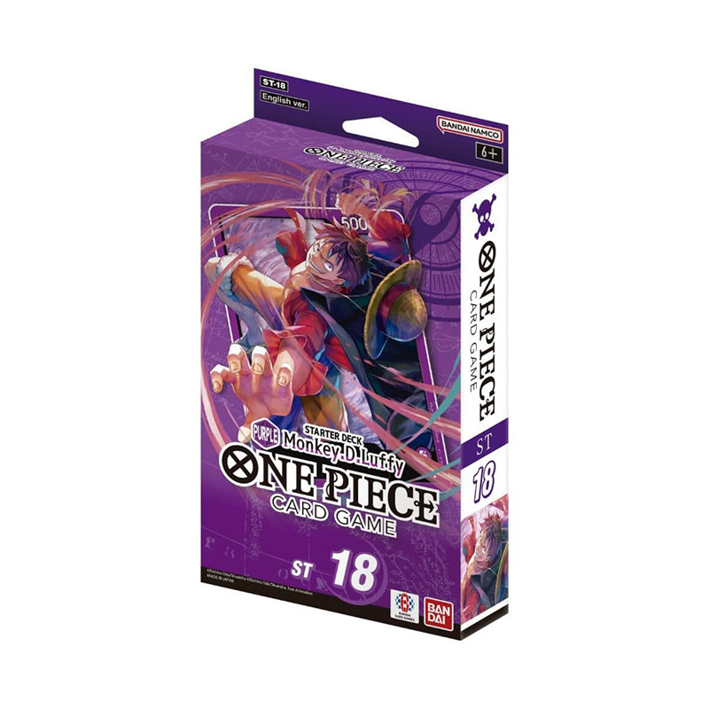 one piece starter deck 18 purple monkey d luffy inglese