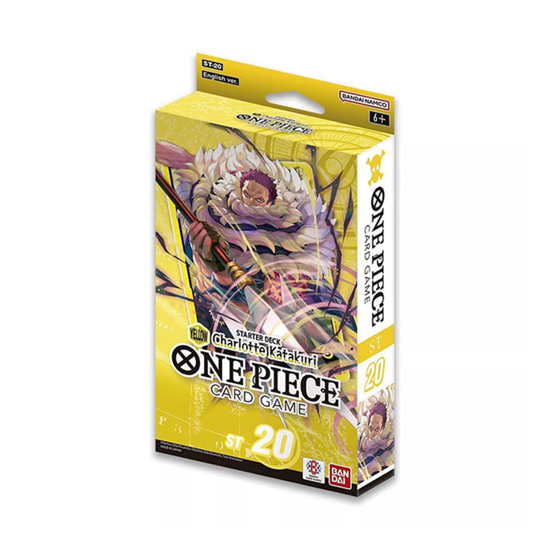 one piece starter deck 20 yellow charlotte katakuri inglese