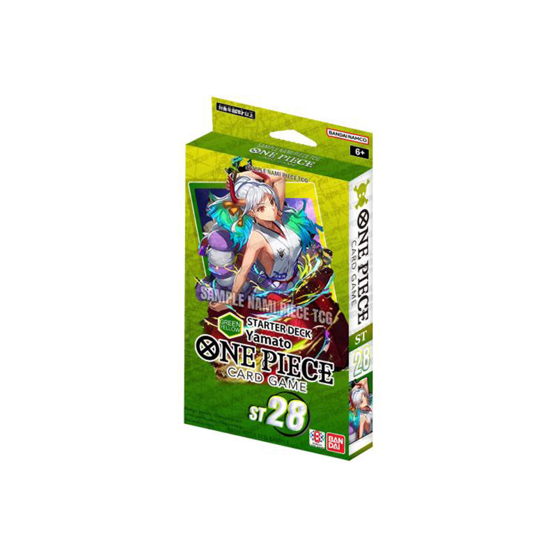 one piece st28 yamato green yellow starter deck inglese