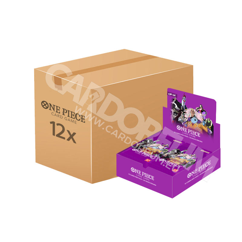 One Piece The Azure's Sea Seven Case Sealed OP14 EB04 (12 Display)