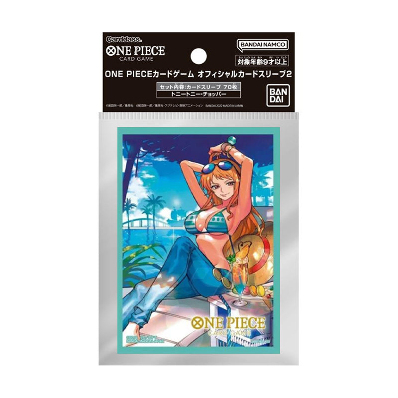 One Piece Card Game Official Sleeves 2023 - Nami V.2
