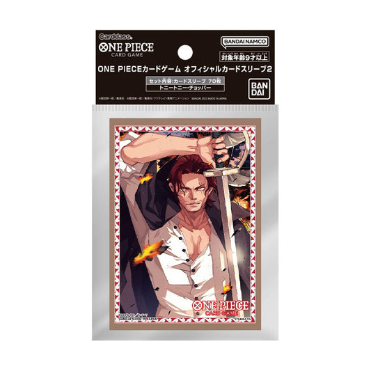 One Piece Card Game Official Sleeves 2025 - Shanks