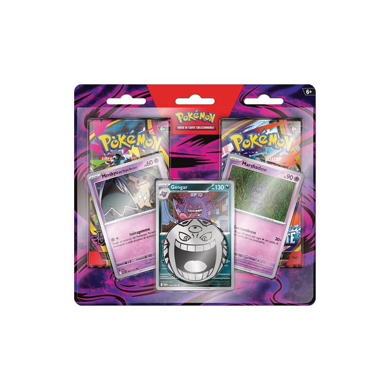 Pokémon Blister Gengar - Marshadow - Mimikyu ITA (2 Buste)