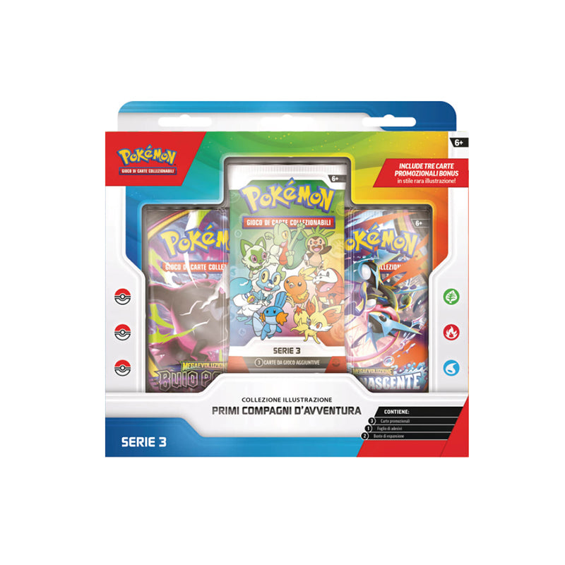 Pokémon Collezione Illustrazione Primi Compagni d'Avventura ITA (Serie 3)