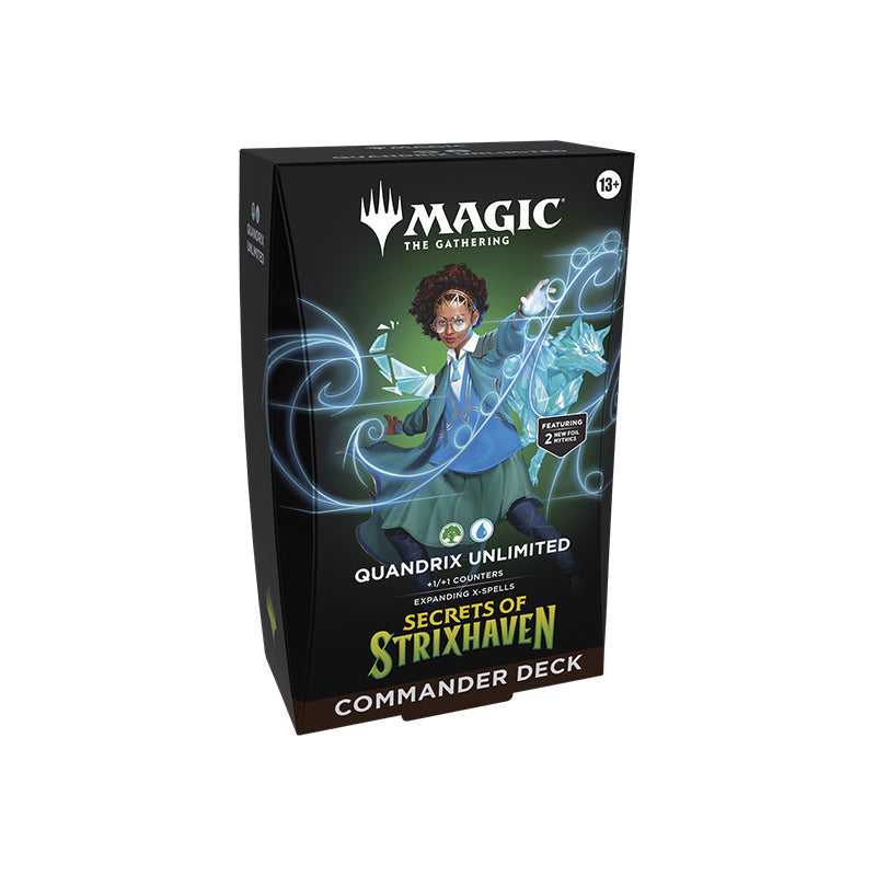 Secrets of Strixhaven Commander Deck Quandrix Unlimited ENG