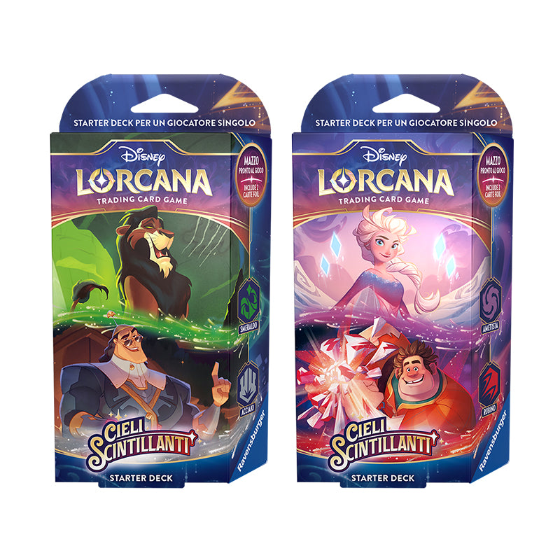 Disney Lorcana Shimmering Skies Starter Deck Bundle (2x Decks)