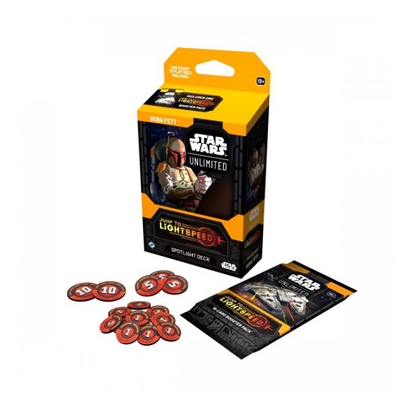 Star Wars Unlimited Jump to Lightspeed Boba Fett Spotlight Deck