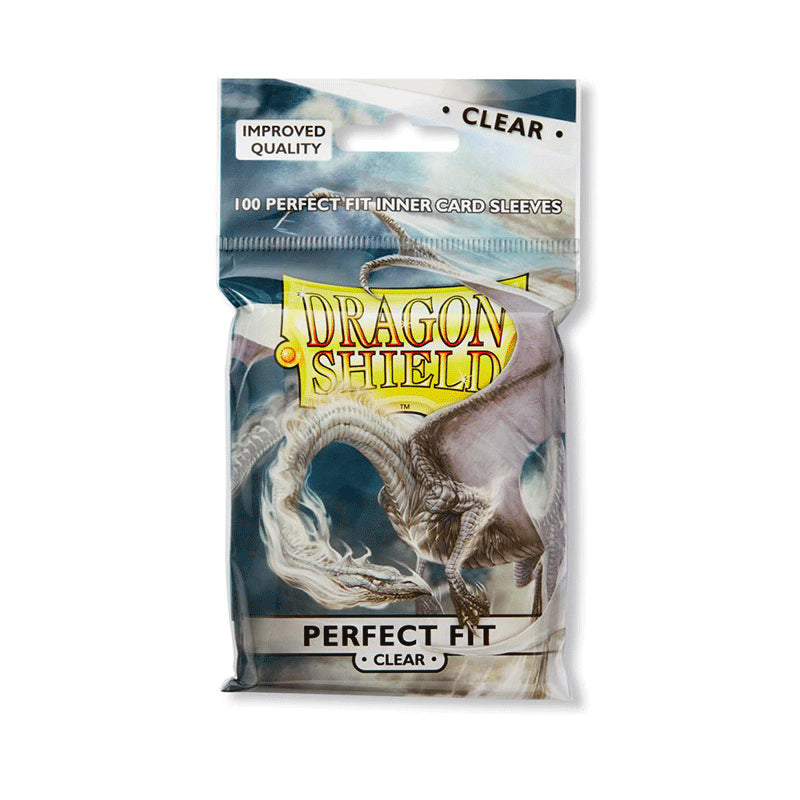 Dragon Shield Perfect Fit - Standard Size - Clear (100 Sleeves)