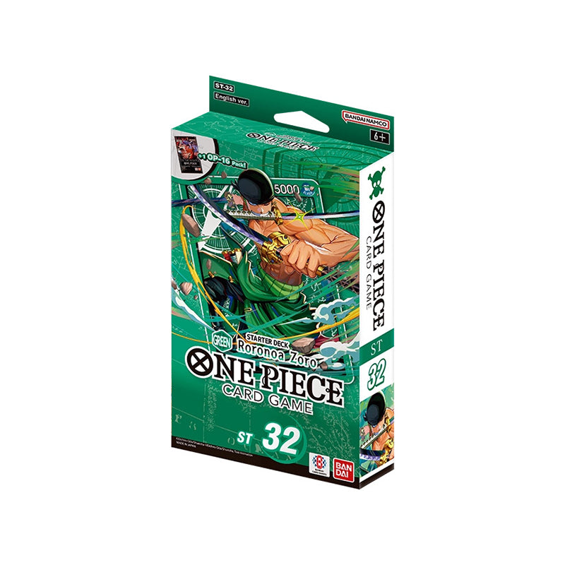 One Piece Starter Deck Roronoa Zoro Green ST32