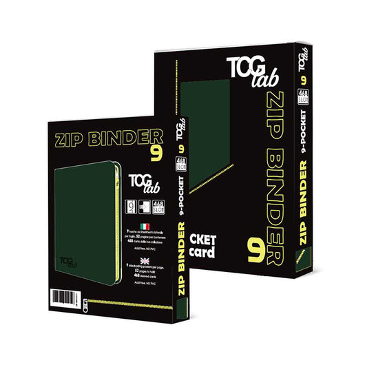 TCGLAB 9-Pocket Binder con Zip Blu Scuro (468 Slot)