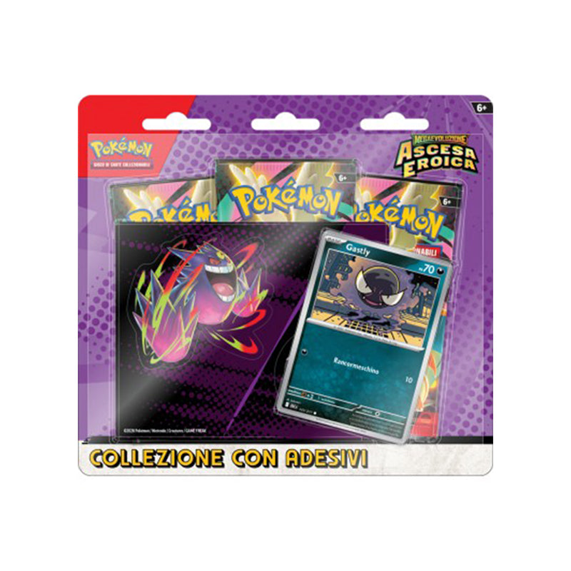 Ascesa Eroica Collezione con Adesivi Gastly ITA (3 Buste)