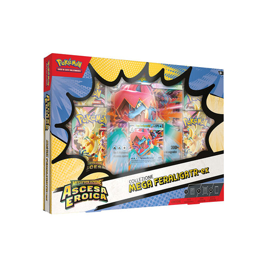 Pokémon Ascesa Eroica Collezione Mega Feraligatr-EX ITA