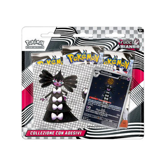 Pokémon Fuoco Bianco Collezione con Adesivi - Gothitelle ITA