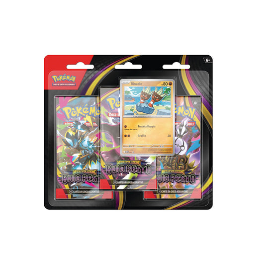 Pokémon Buio Pesto Blister da 3 Buste ITA