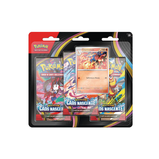 Pokémon Caos Nascente Blister da 3 Buste ITA