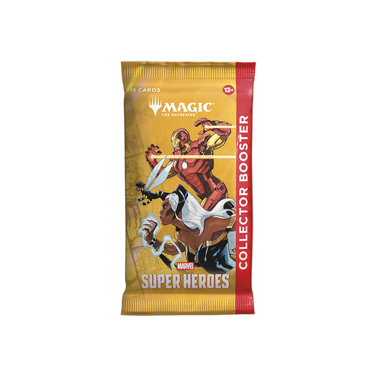 magic marvel super heores collector booster inglese da 15 carte