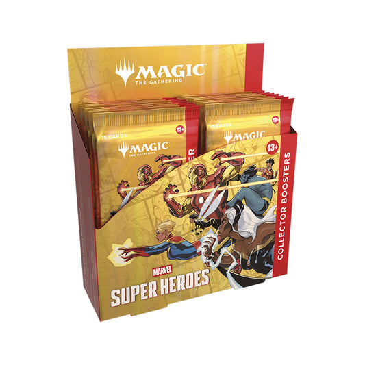 magic marvel super heores collector box da 12 buste inglese
