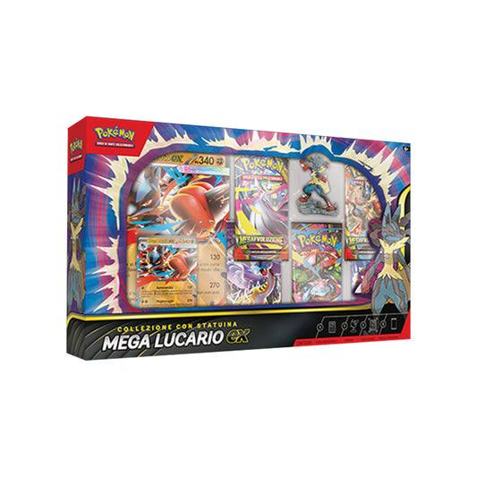 Pokémon Collezione con Statuina Mega Lucario-EX ITA