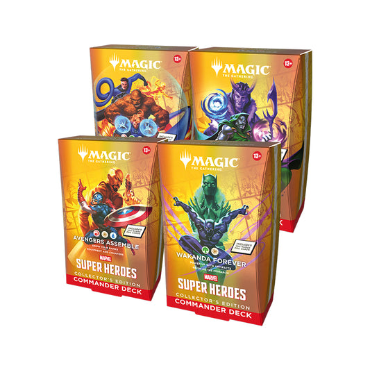 magic marvel super heroes commander deck collector edition inglese
