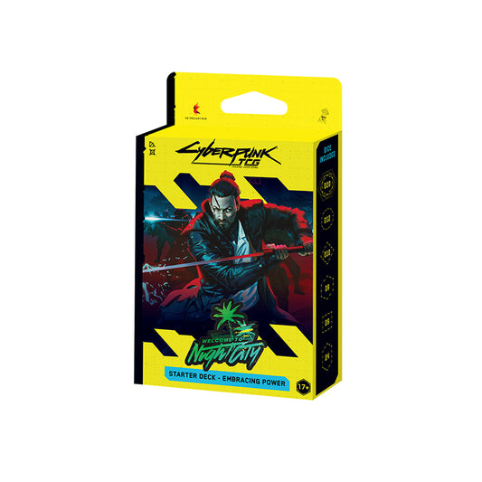Cyberpunk TCG Welcome to Night City Embracing Power Retailer Starter Deck ENG