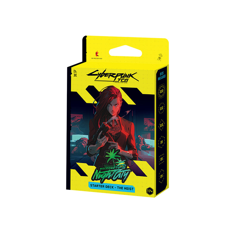 Cyberpunk TCG Welcome to Night City The Heist Retailer Starter Deck ENG