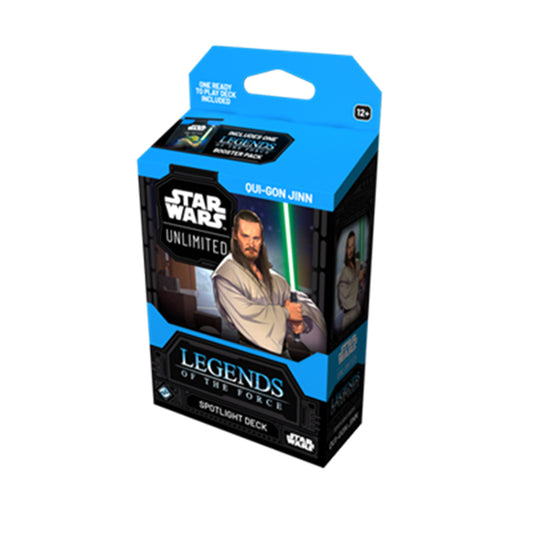 Star Wars Unlimited Legends of the Force Qui-Gon Jinn Spotlight Deck ENG