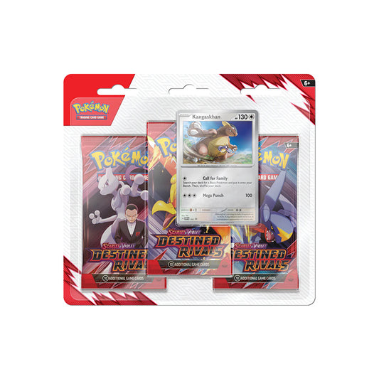 Pokémon Destined Rivals Blister 3 Packs - Kangaskhan ENG