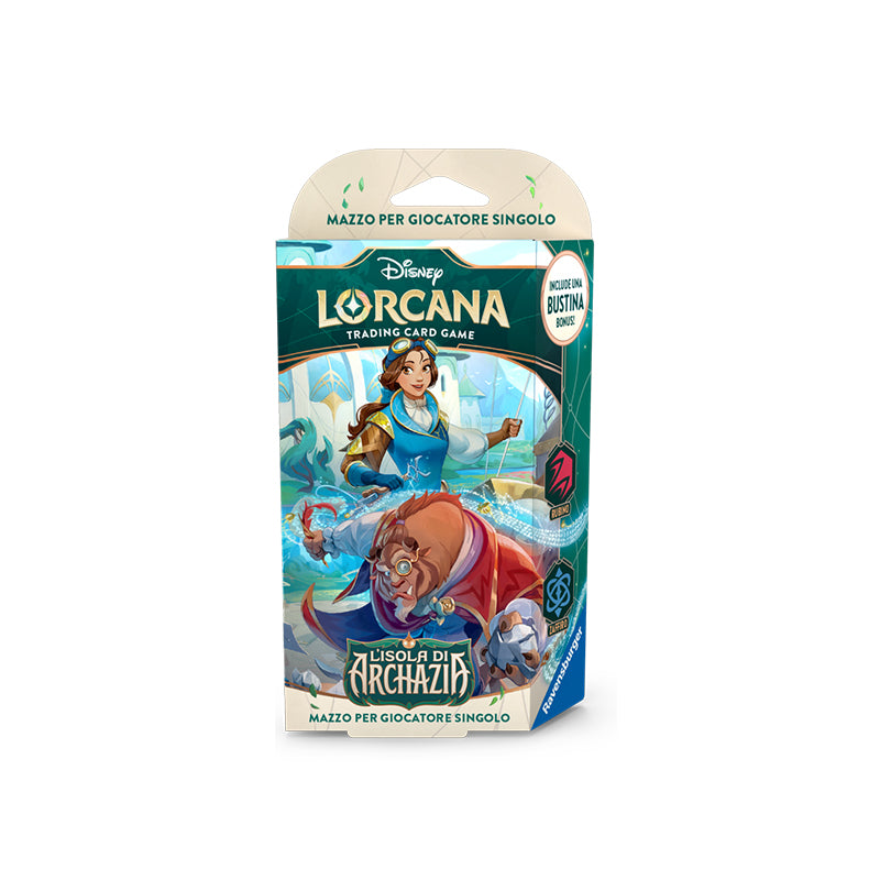 Disney Lorcana L'Isola di Archazia Starter Deck Rubino-Zaffiro