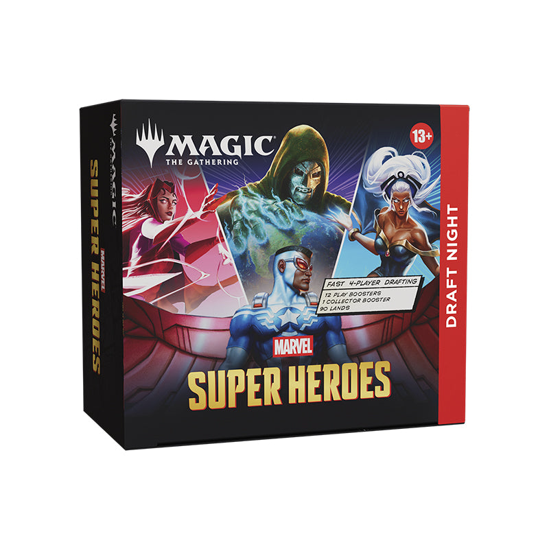 magic marvel super heores draft night bundle inglese