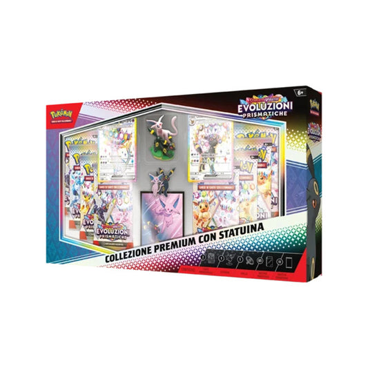 Pokémon Evoluzioni Prismatiche Collezione Premium con Statuina ITA
